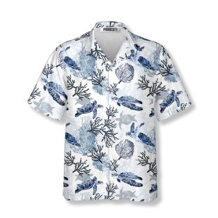 Indigenous Tribal Sea Turtle Pattern Turtle Shirts For Men Turtle Tropical  Hawaiian Shirt - Limotees