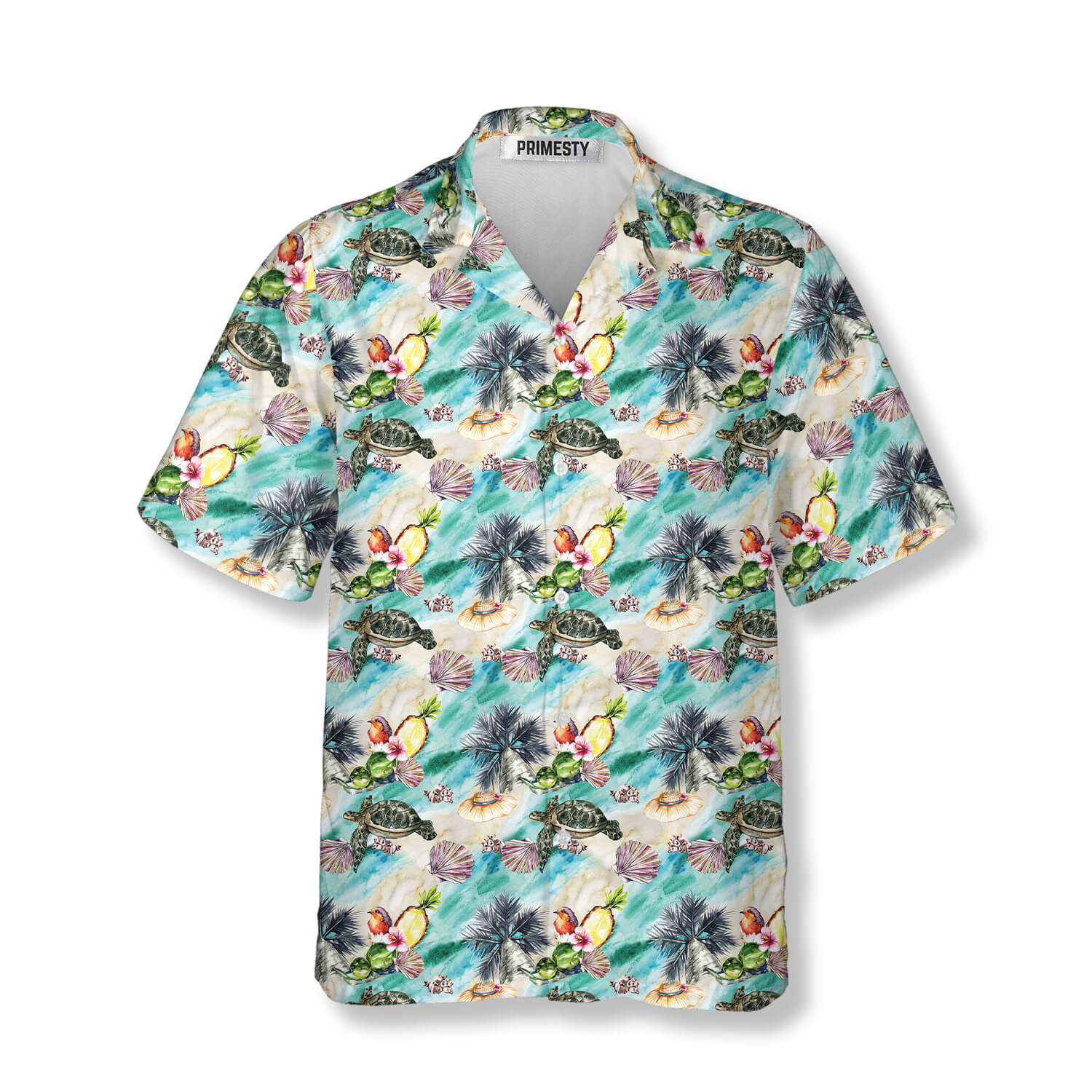 Tropical Turtle Seamless Pattern Turtle Shirts for Men Turtle Hawaiian ...