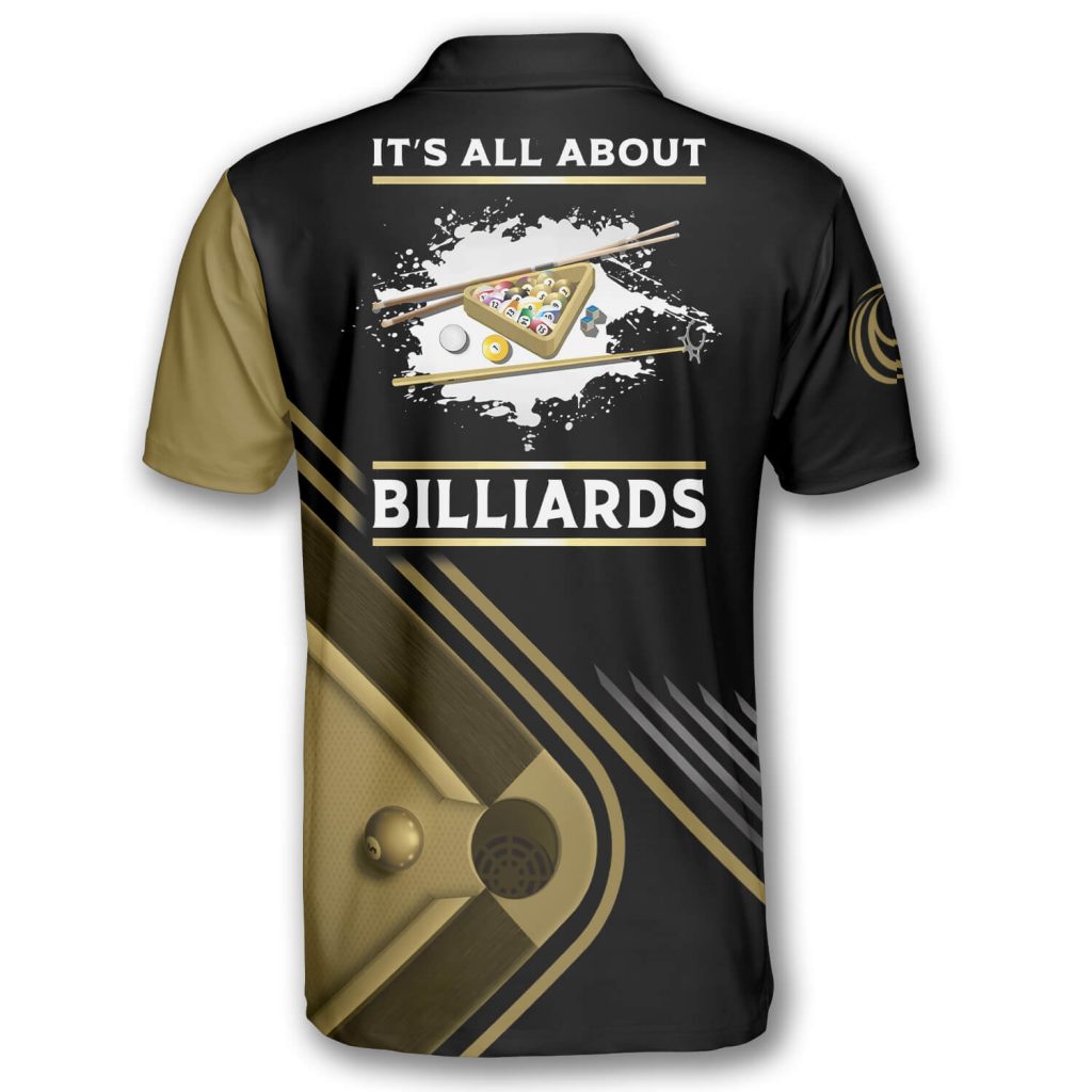 It's All About Billiards Billiard Shirts for Men Billiard Polo Shirt ...