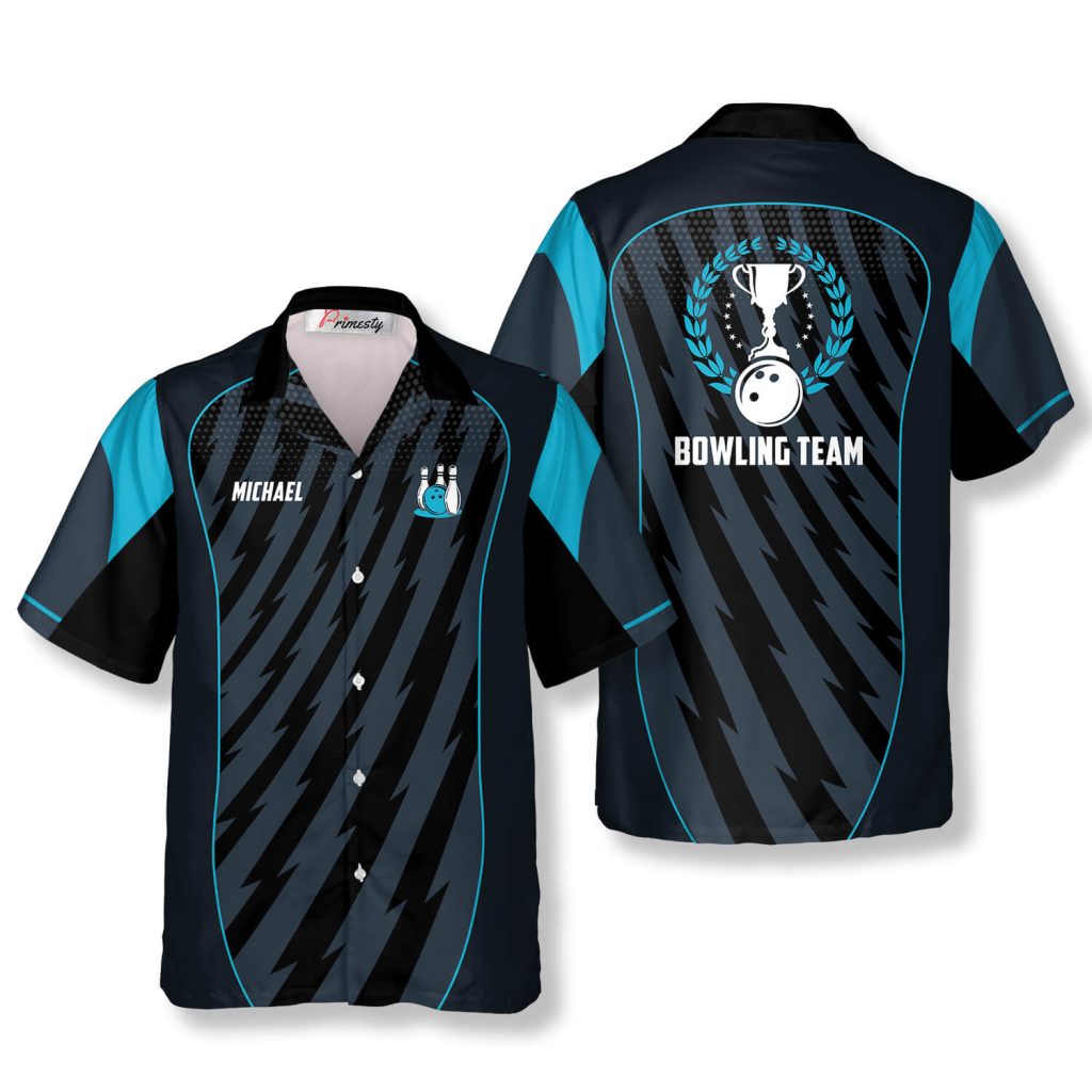Tropical Flower Emb Bowling Shirt main image 1