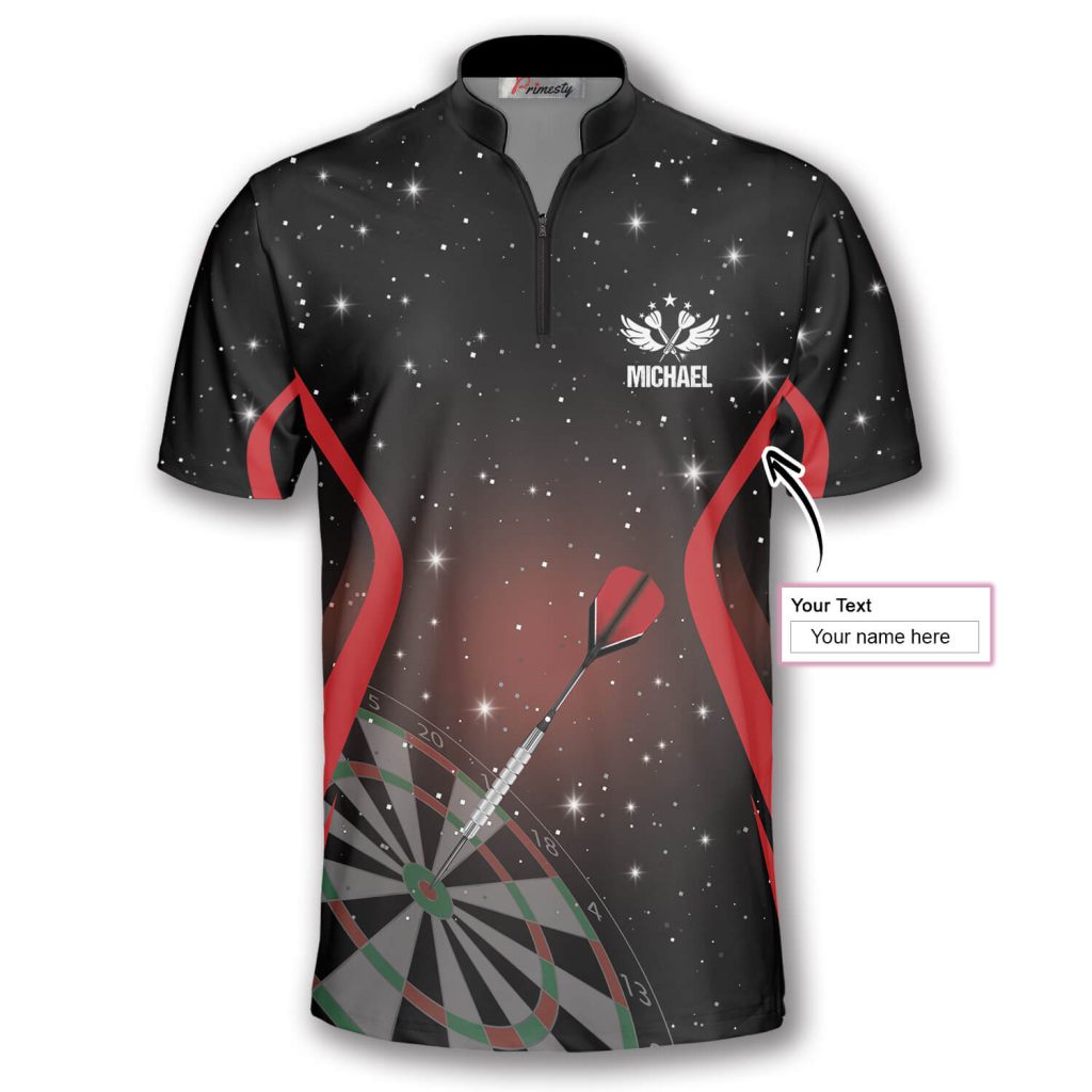 Grim Reaper Red Black Version Custom Darts Jerseys for Men - Primesty