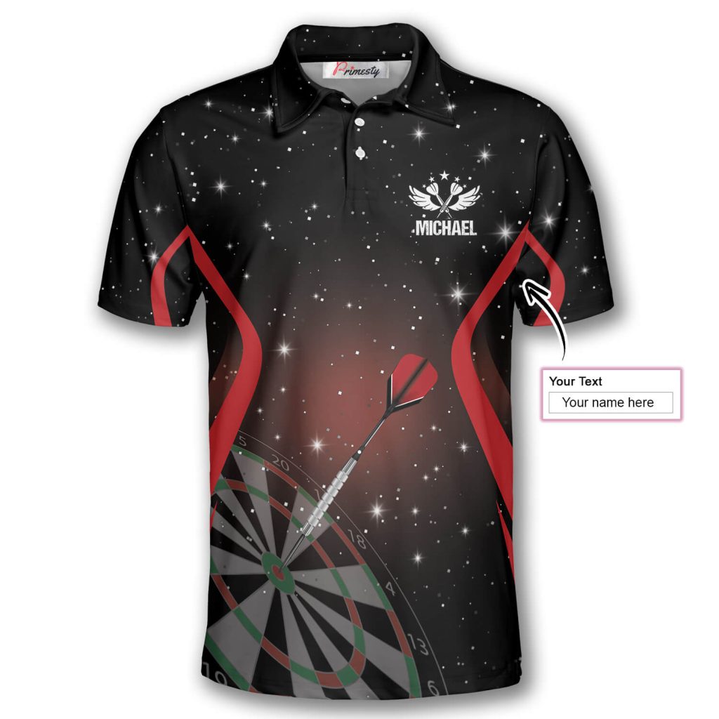 Darts Grim Reaper Stars Custom Polo Shirts for Men - Primesty