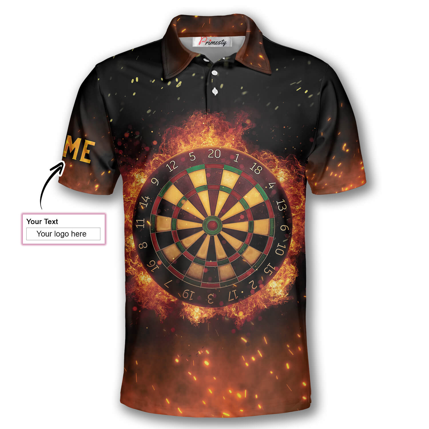 Custom Personalized Darts Quarter Zip Shirt For Men | Blue Dart Player Jersey