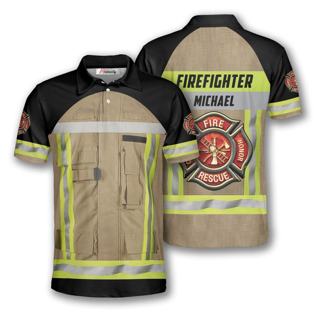 Firefighter Polo Shirts - Custom Firefighter Shirts - Primesty