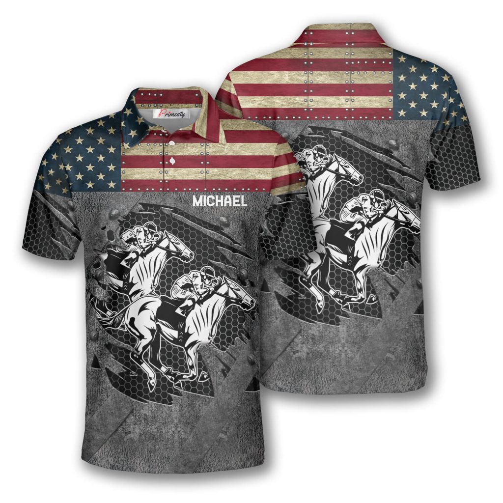 Equestrian Shirts for Men Custom Horse Racing Shirts PRIMESTY
