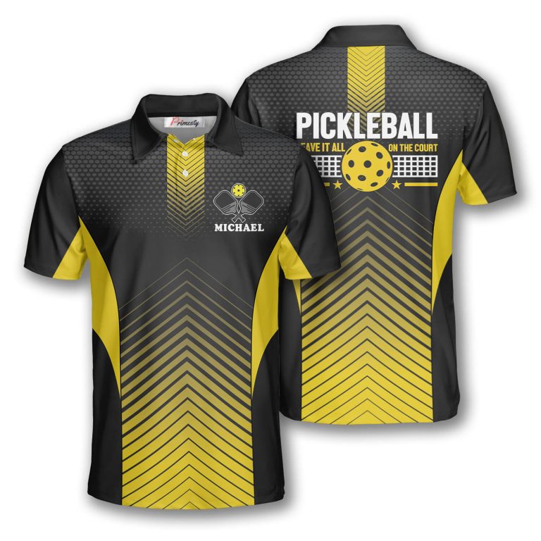 Pickleball Shirts for Men - Custom Pickleball Polo Shirts - PRIMESTY