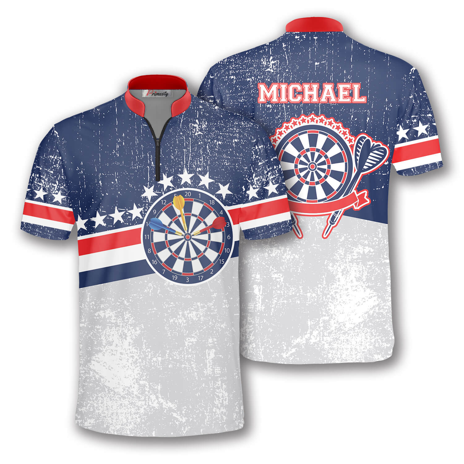 PRIMESTY Dart Jerseys for Men- Dye-Sublimated  