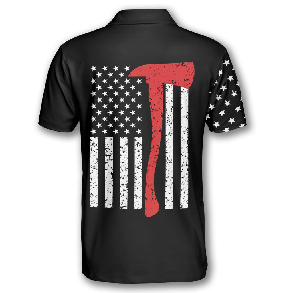 Firefighter Punisher Skull American Flag Custom Firefighter Shirts for ...