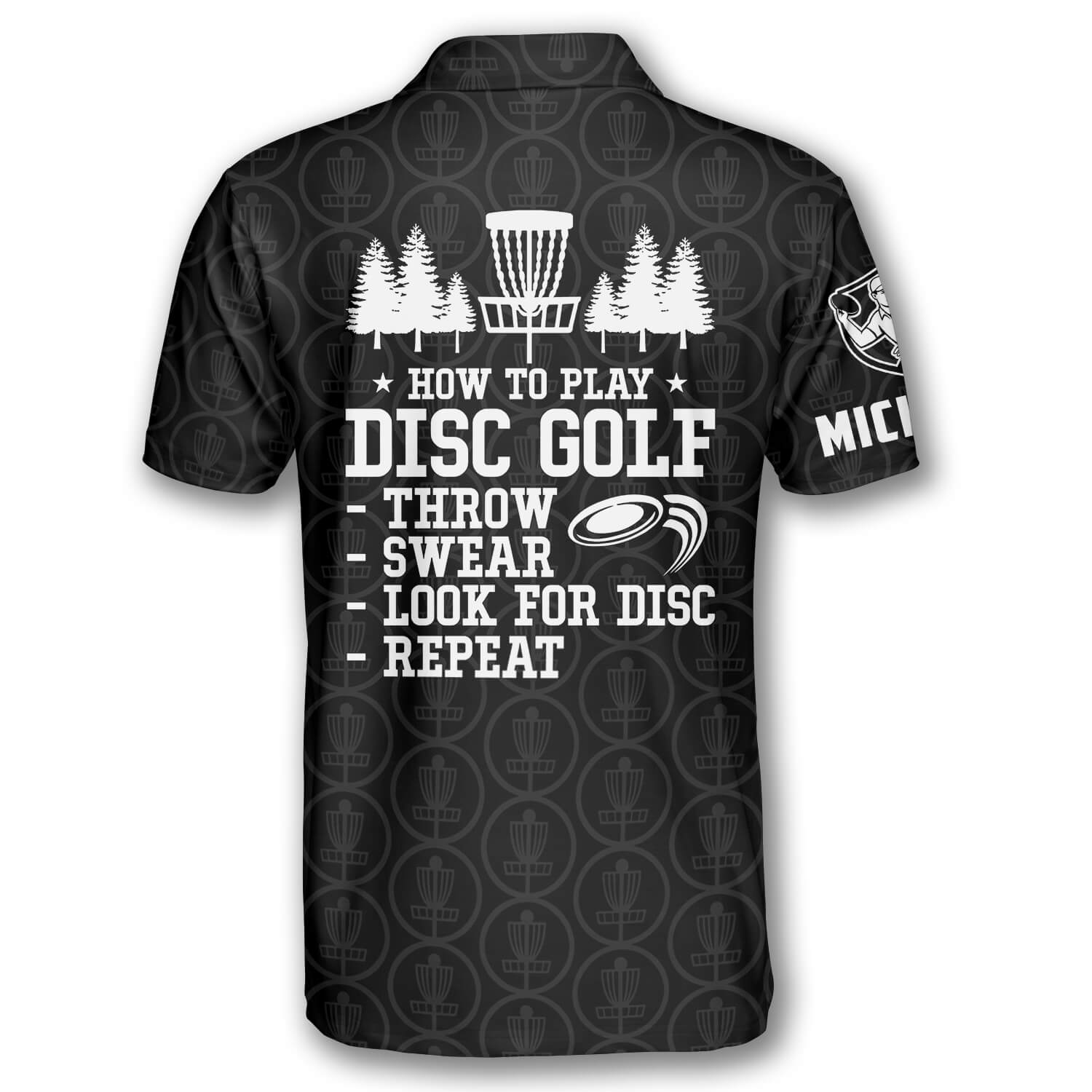 Disc Golf Pattern How To Play Custom Disc Golf Shirts for Men - Primesty