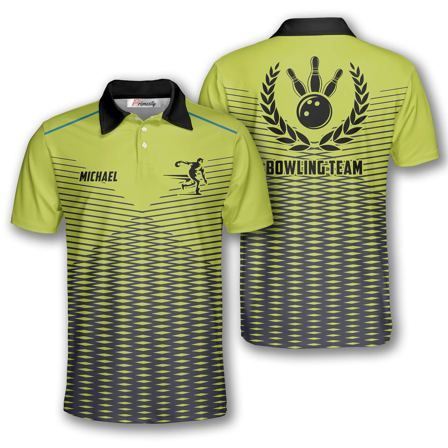 Bowling Lemon Custom Bowling Shirts for Men - Primesty