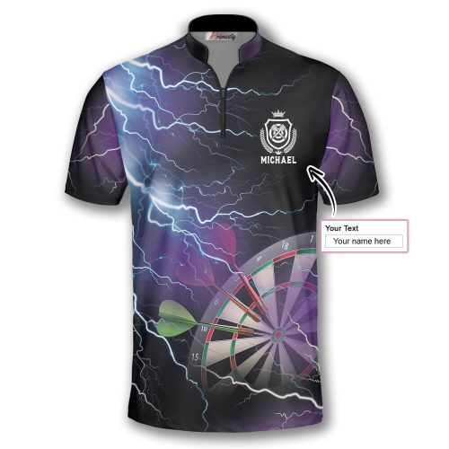 Thunder Lightning Custom Darts Jerseys for Men - Primesty