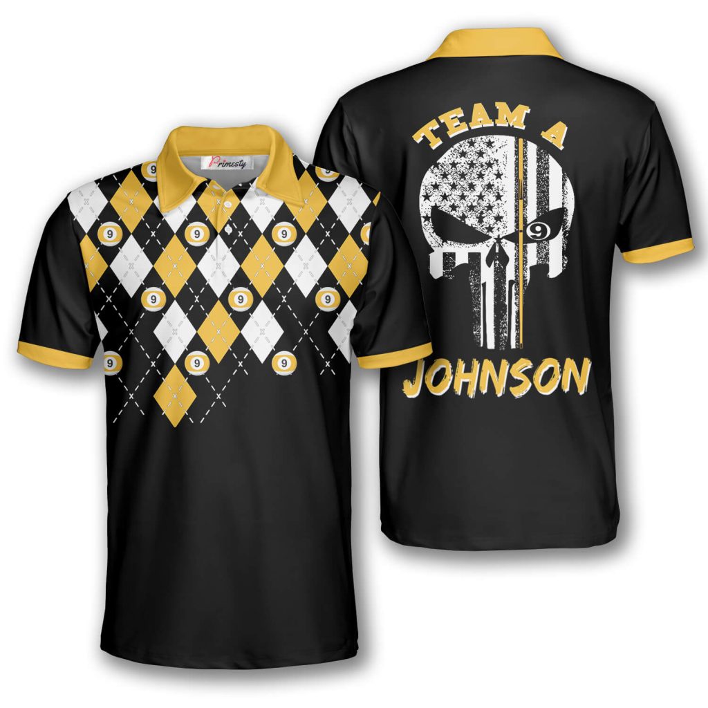 Custom Billiards Shirts For Men - Primesty