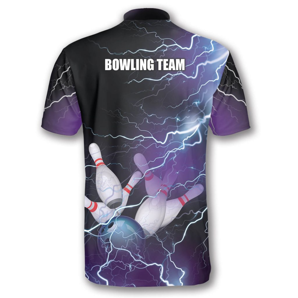 Bowling Strike Thunder Lightning Custom Bowling Jerseys for Men - Primesty
