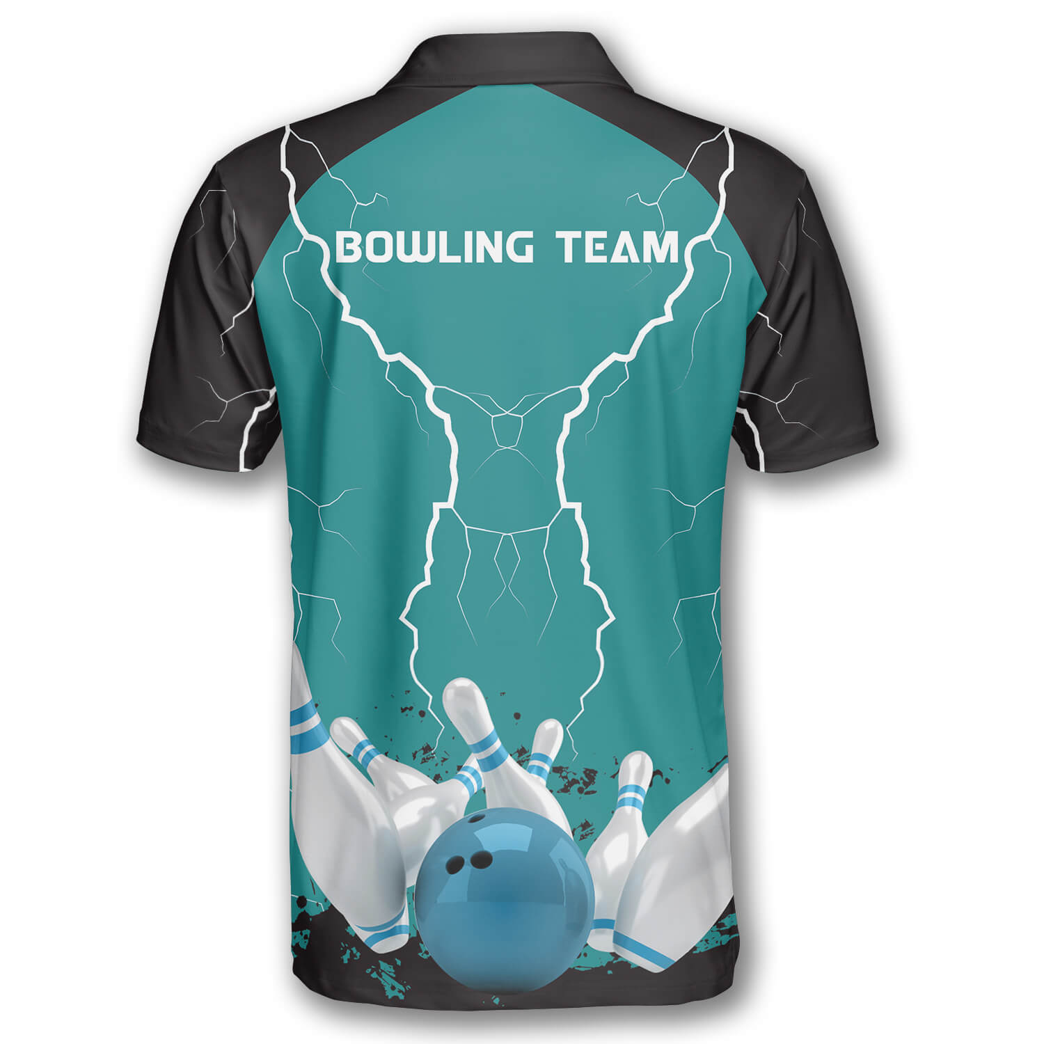 Lightning Storm Custom Bowling Shirts for Men - Primesty