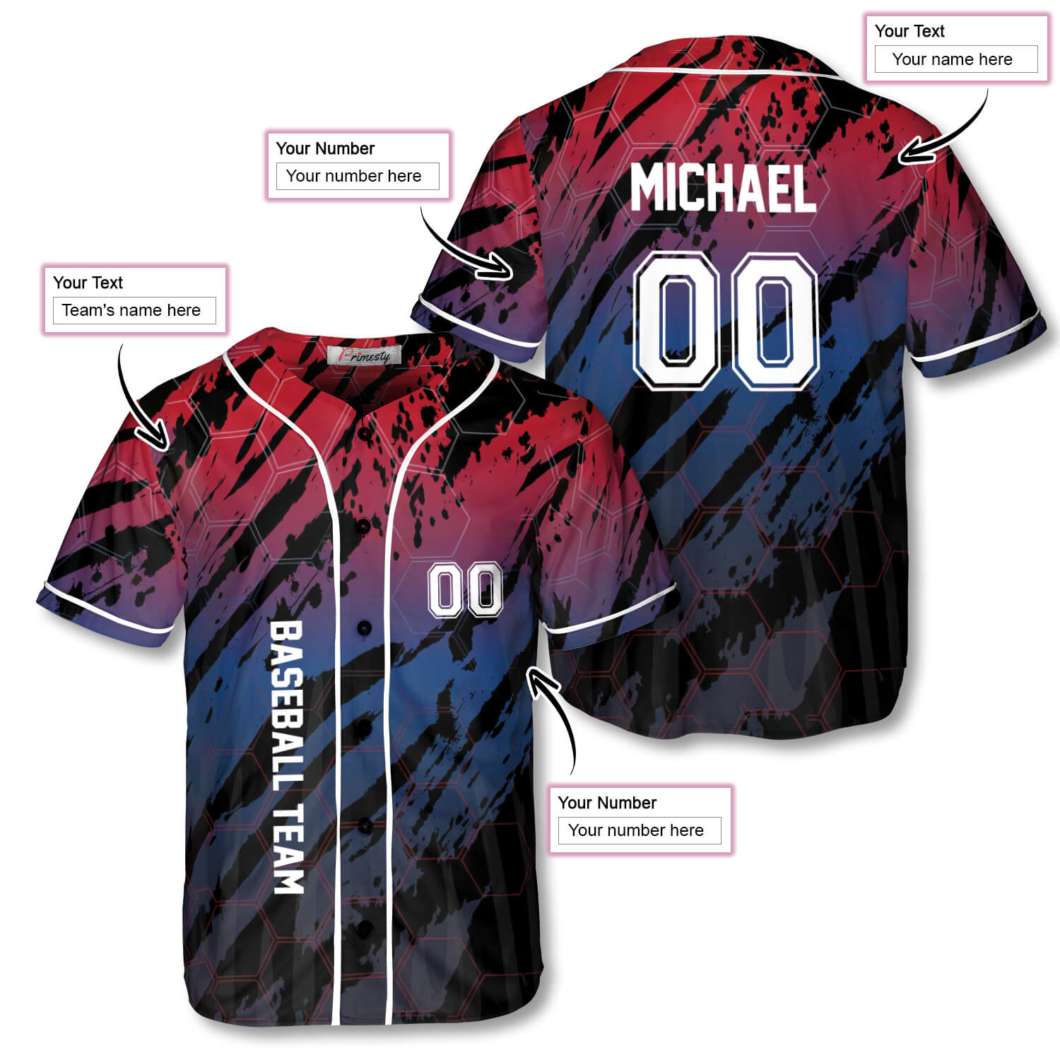 Sublimated Baseball Uniform Cycle