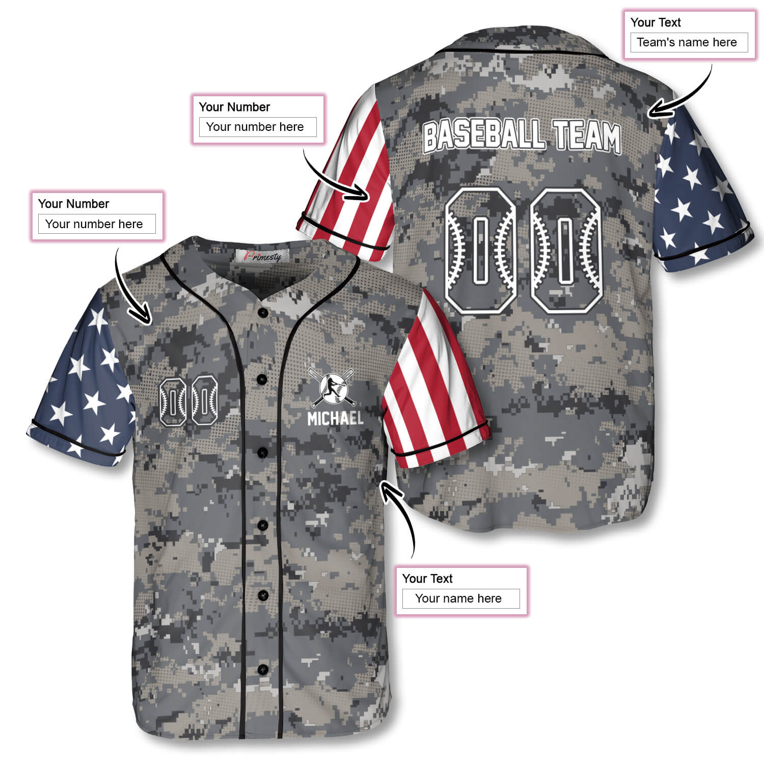 Sports Uniforms Stuff: Camouflage Baseball Uniforms: Support Our Troops!