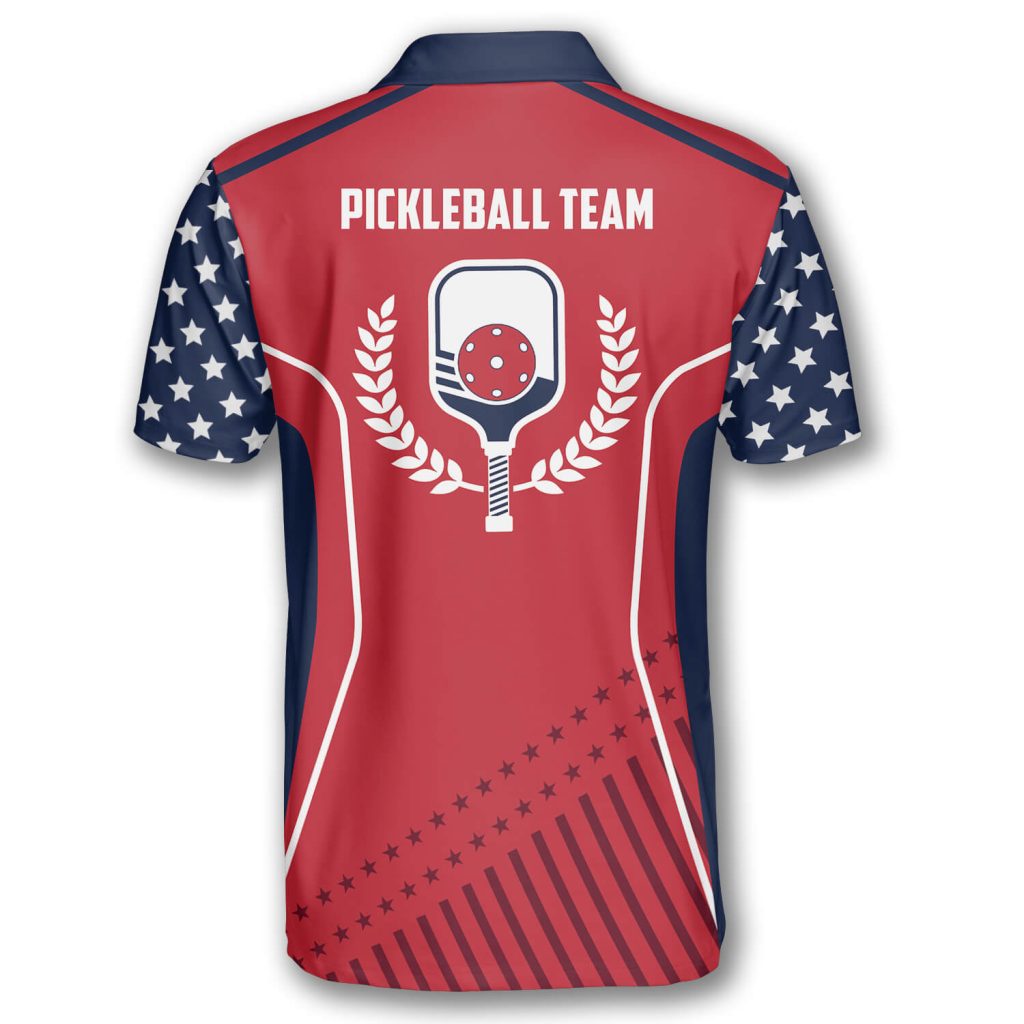 Red Star Custom Pickleball Shirts for Men Primesty