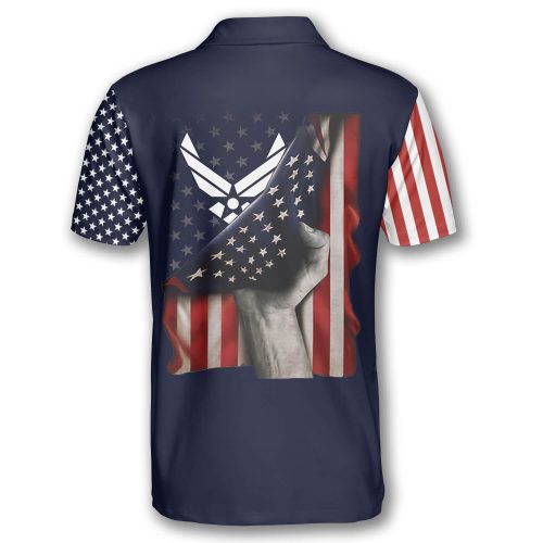 American Flag Navy Custom Us Air Force Veteran Shirts For Men Primesty