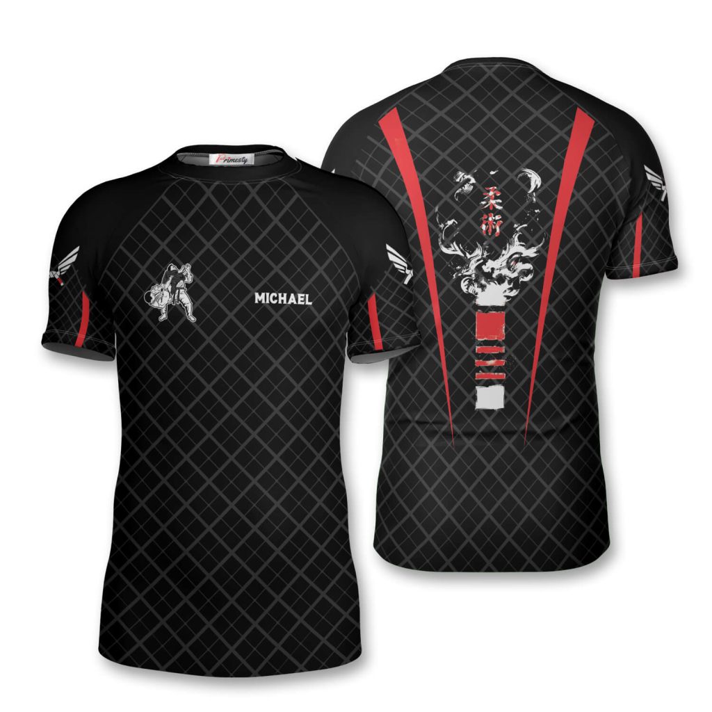 Choking Techniques Custom Jiu Jitsu Rash Guard - Primesty