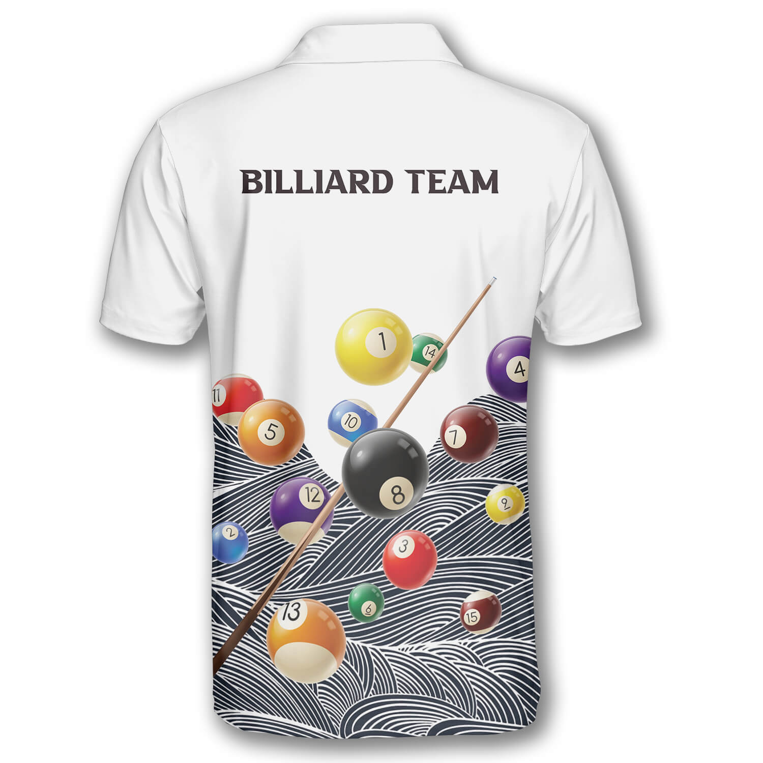 Retro Pattern Custom Billiard Shirts for Men - Primesty