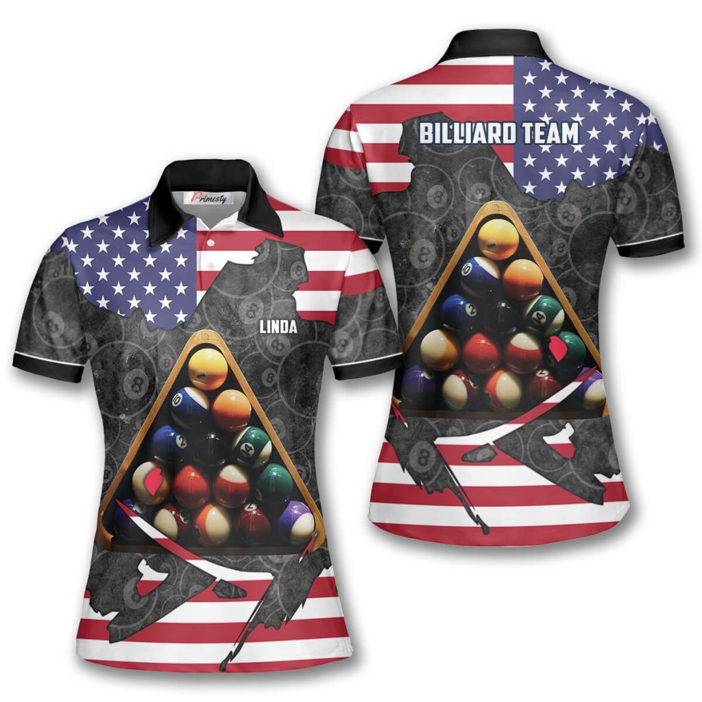 Billiard Shirts for Women - Custom Billiards Jerseys for Women - Primesty