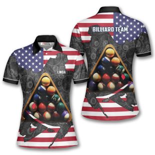 Eagle Billiards Polo Shirt, American Eagle Pool Shirt