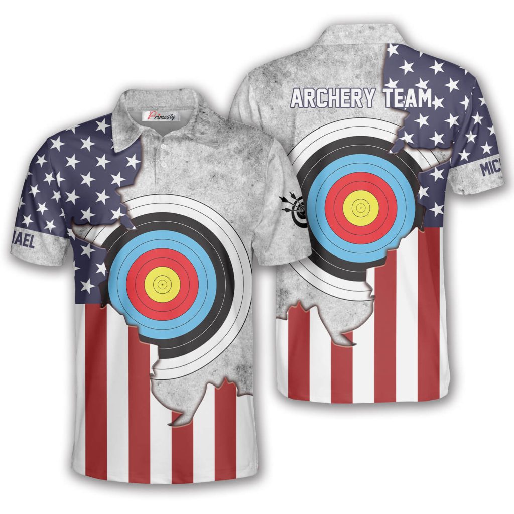 Archery Shirts for Men Custom Archery Jerseys With Name