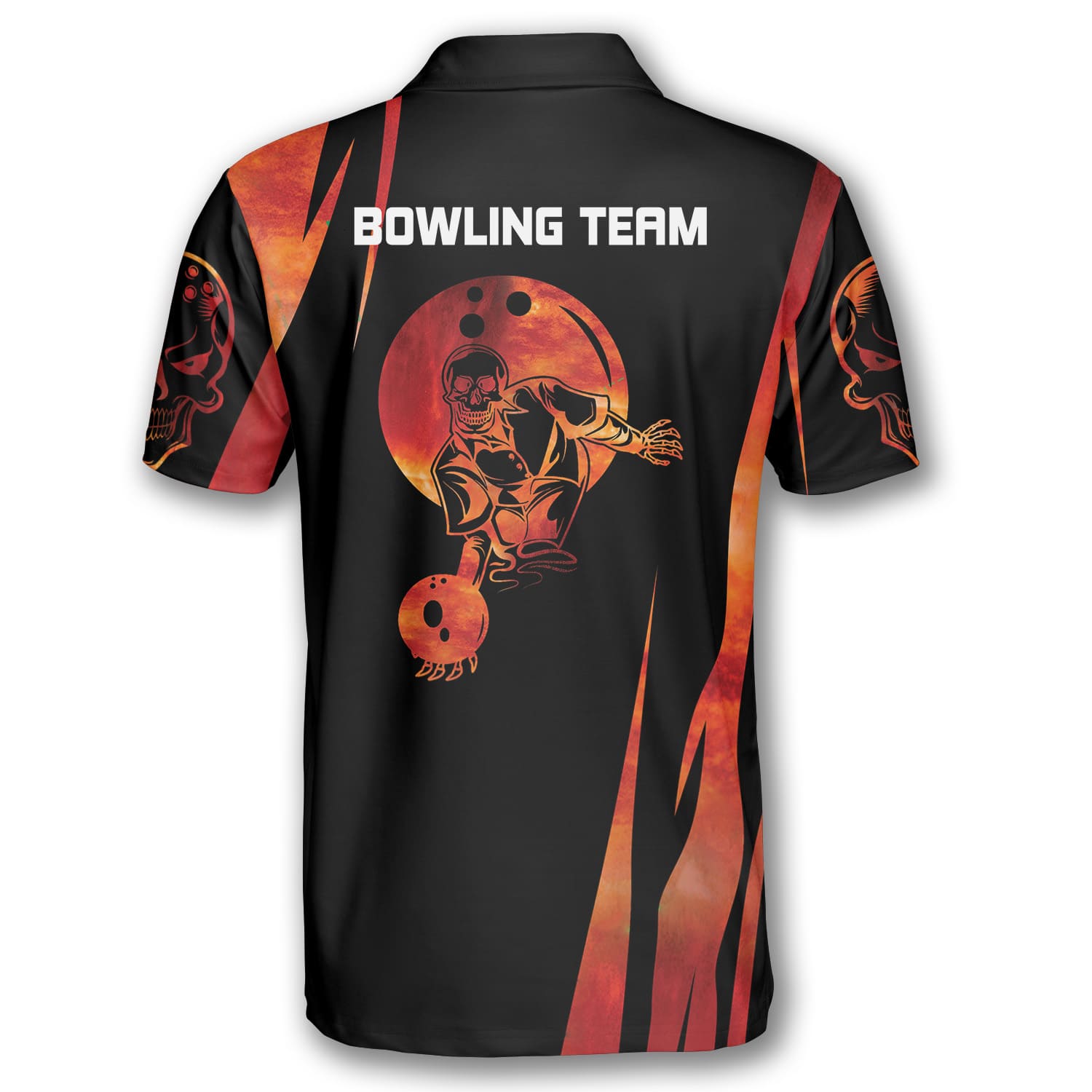 Lava Skull Custom Bowling Shirts For Men - Primesty