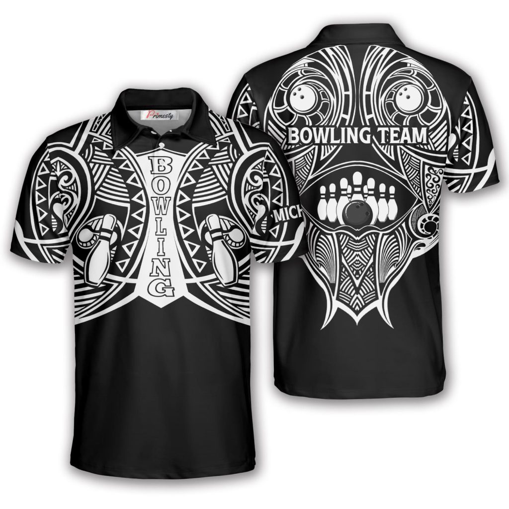 New BW Tribal Custom Bowling Shirts For Men - Primesty