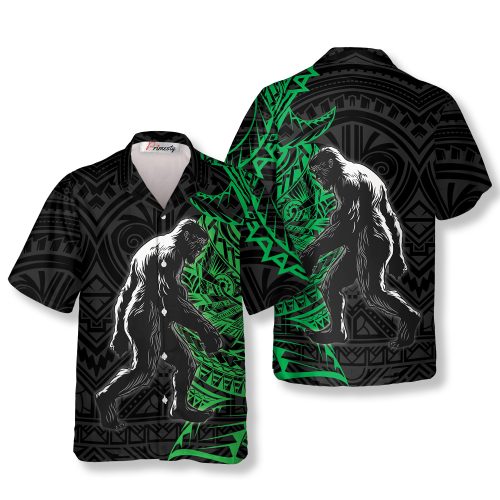 Bigfoot Hawaiian Shirts For Men