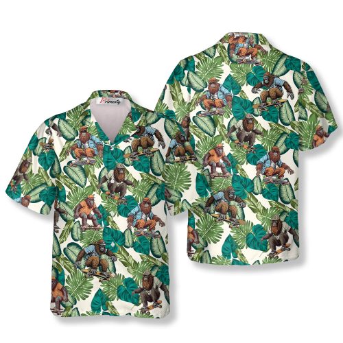 Bigfoot Hawaiian Shirts