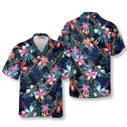 Gun Hawaiian Shirts For Men