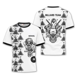 8 Ball Custom Billiard T-Shirts