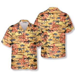 Gun Hawaiian Shirts For Men