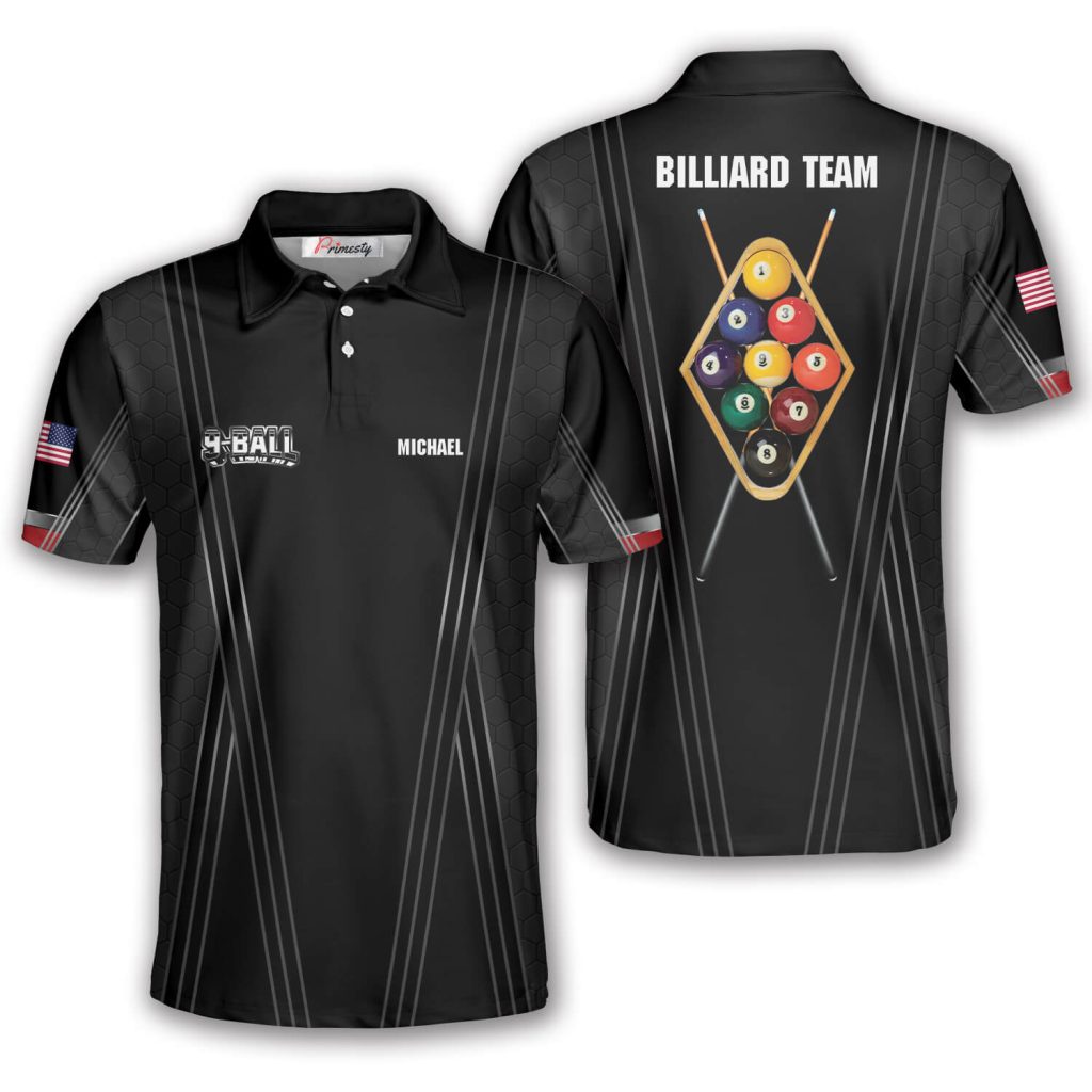 Custom Billiards Shirts For Men - Primesty