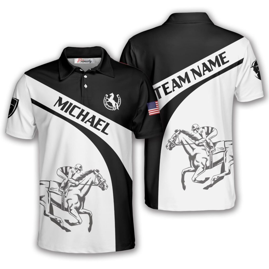 Equestrian Shirts for Men Custom Horse Racing Shirts PRIMESTY
