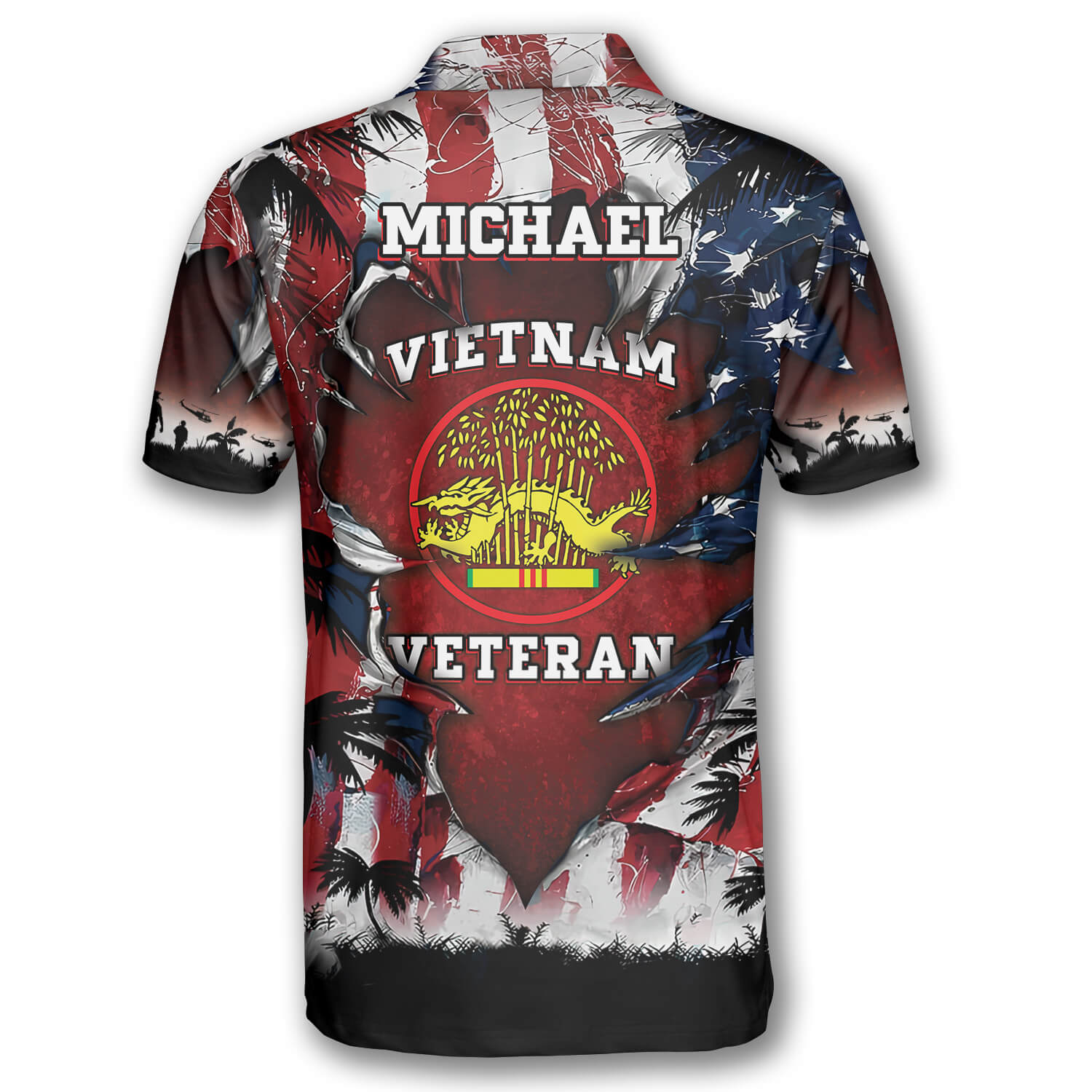 Vietnam War Skull Soldiers Custom Vietnam Veteran Shirts For Men - Primesty