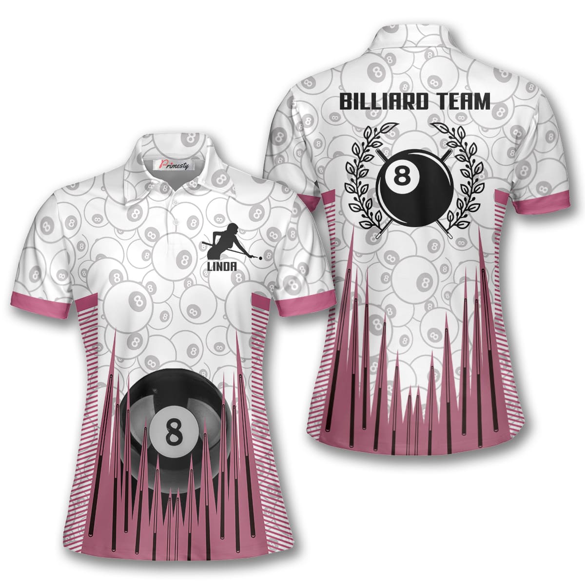 A Great Game Custom 8 Ball Billiard Shirts For Women - Primesty