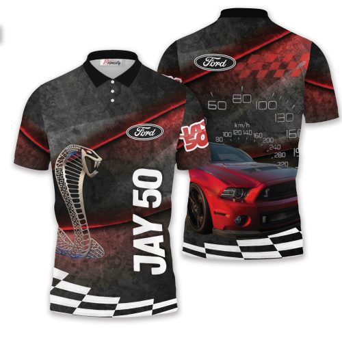 Red Black Jay 50 Darts Shirts For Men (Robin)