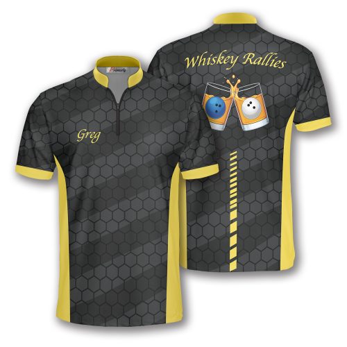 Bowling Whiskey Rallies Custom Bowling Jerseys for Men (Greg)