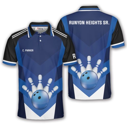 Custom Bowling Polo Shirt (Dwayne)