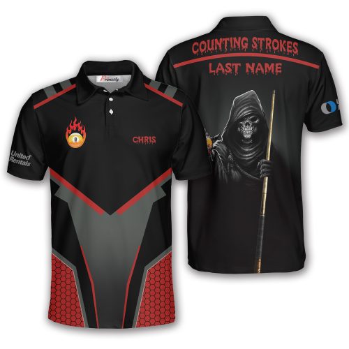 Custom Billiard Reaper Polo Shirt (Chris)