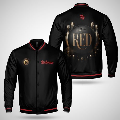 Custom Bowling Baseball Jacket (Dwayne)