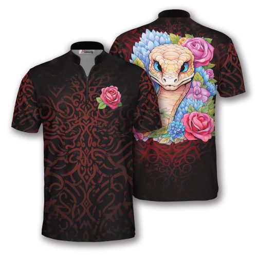 Snake and Rose Custom Shirt (Francine)