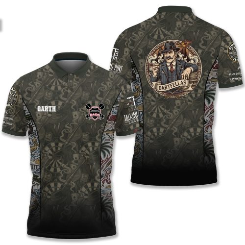 Dartfellas Tropical Pattern Custom Dart Shirt (Garth)