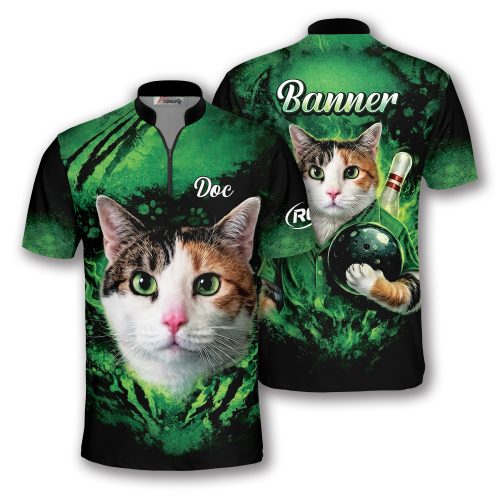 Cat Lover Custom Bowling Jersey (Dwayne)