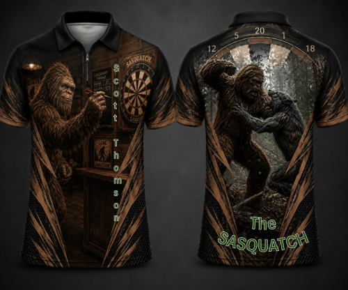 The Sasquatch Custom Quater Zip Jersey (Darcy)